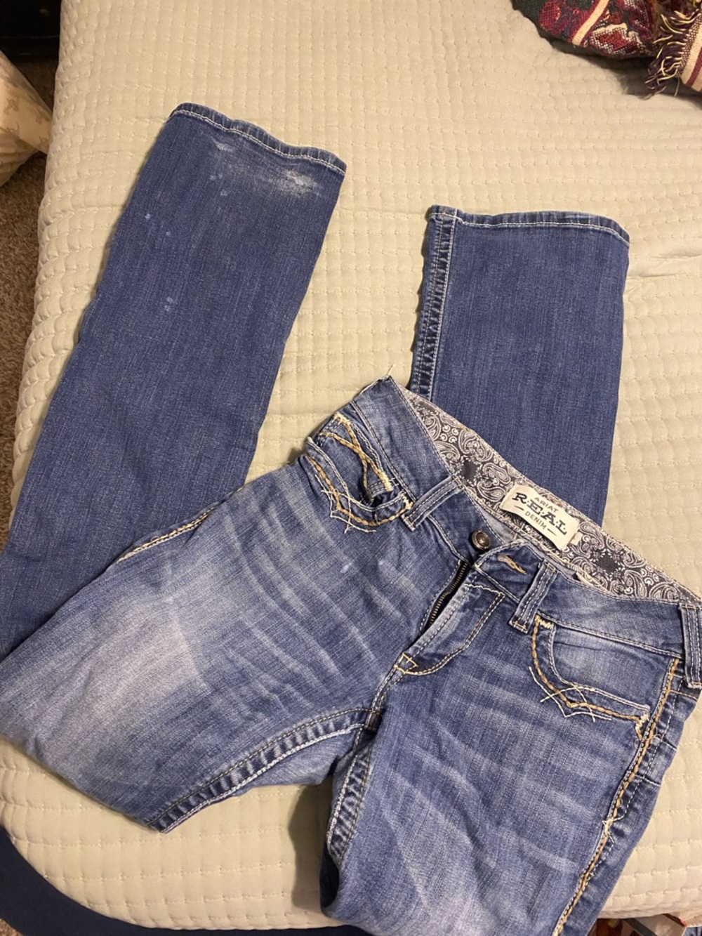 Ariat Women's Faded Blue Skinny Jeans